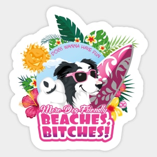 More Dog-Friendly Beaches Sticker